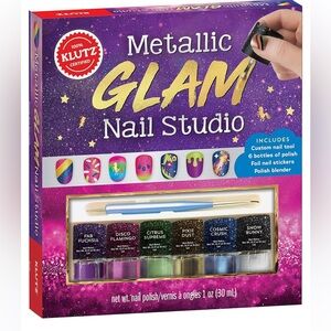 Metallic Glam Nail Studio
